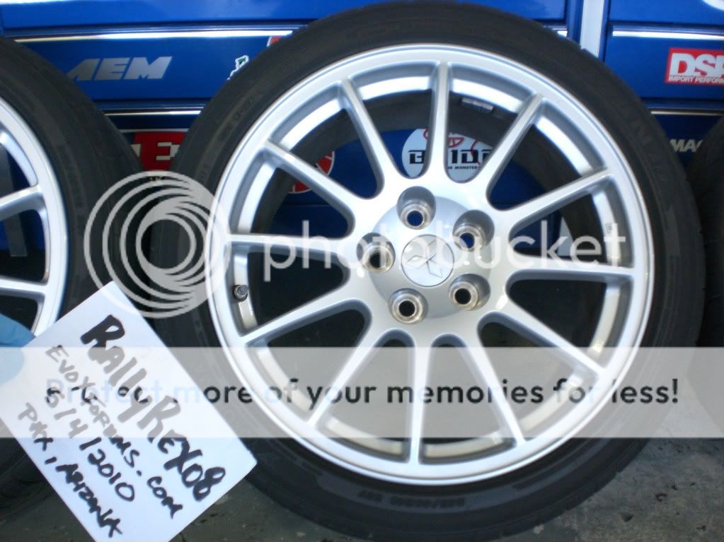 FS (4) Enkei Evo X GSR Wheels 18x8.5+38 Mitsubishi Lancer Evolution